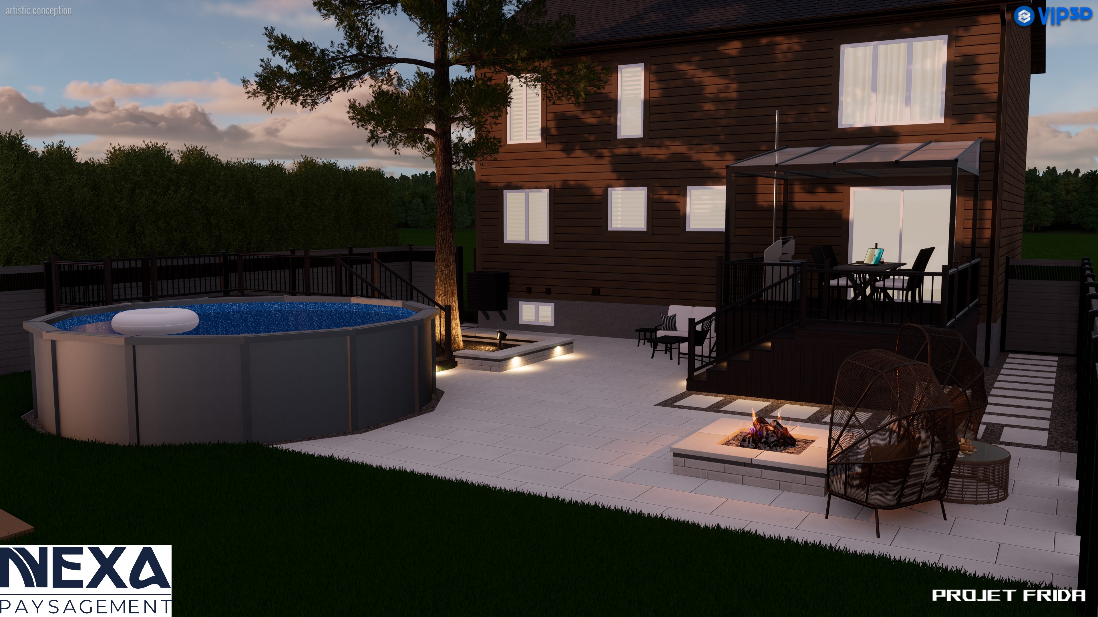 Conception 3D - Projet Frida, vue 2